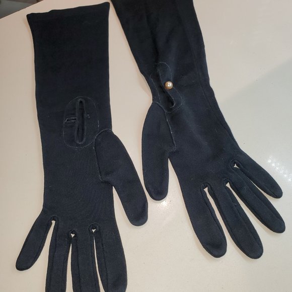 TRUE VINTAGE FABRIC GLOVES - Picture 2 of 2